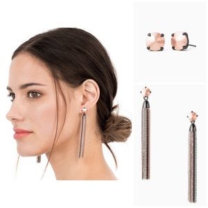 Stella & Dot Fringe Tassel Earrings